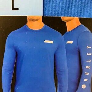 Hurley Sunshirt UPF 50+ Moisture Wicking Long Sleeve Hybrid Stretch